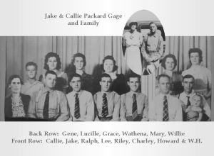 Jake Gage (front row, 2nd from left)